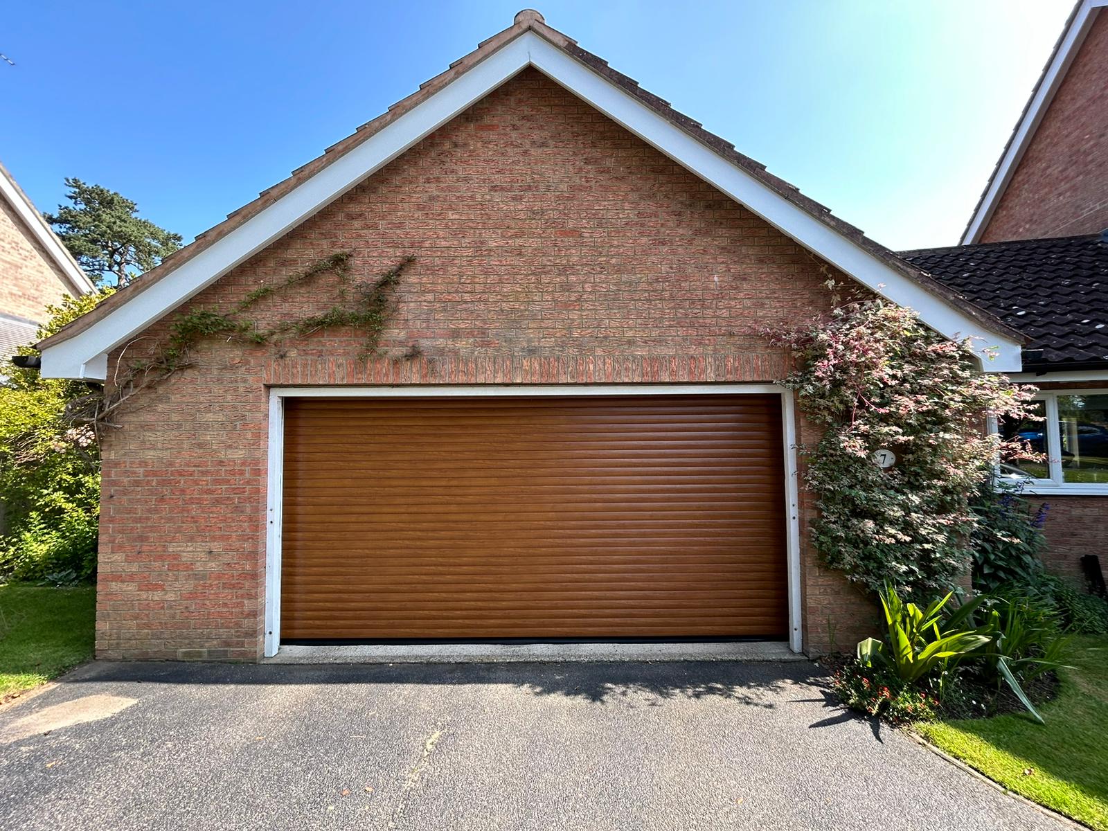 Brown Roller Shutter